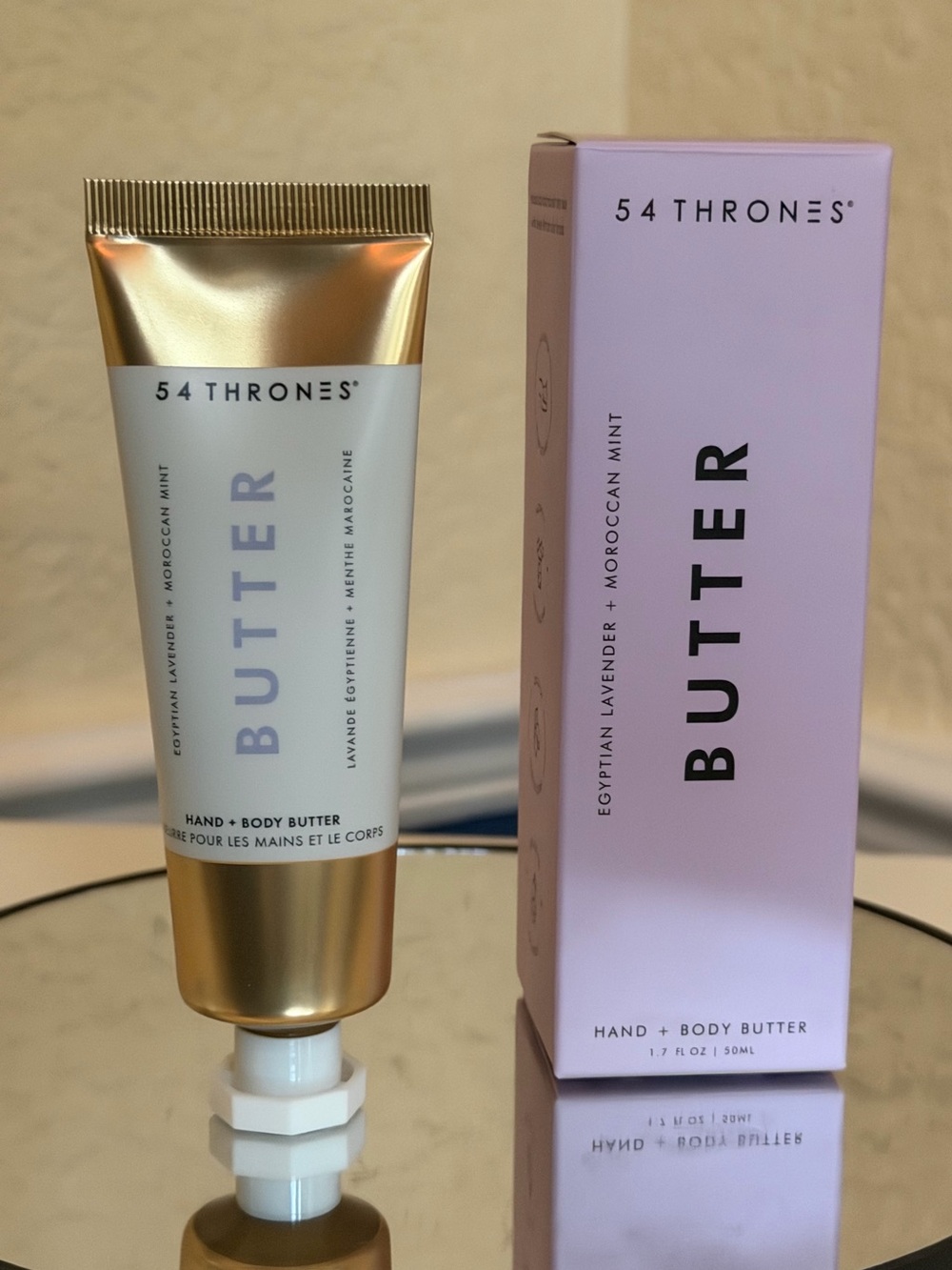 54 Thrones AFRICAN BEAUTY BUTTER Shea butter hand cream Egyptian Lavender
